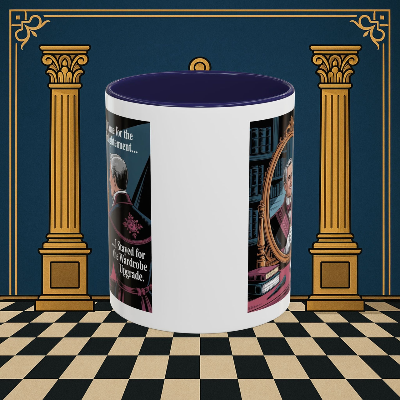 Premium Ready to Go Freemason Design | Reflections of Self | Royal Arch - Masonic Mugs