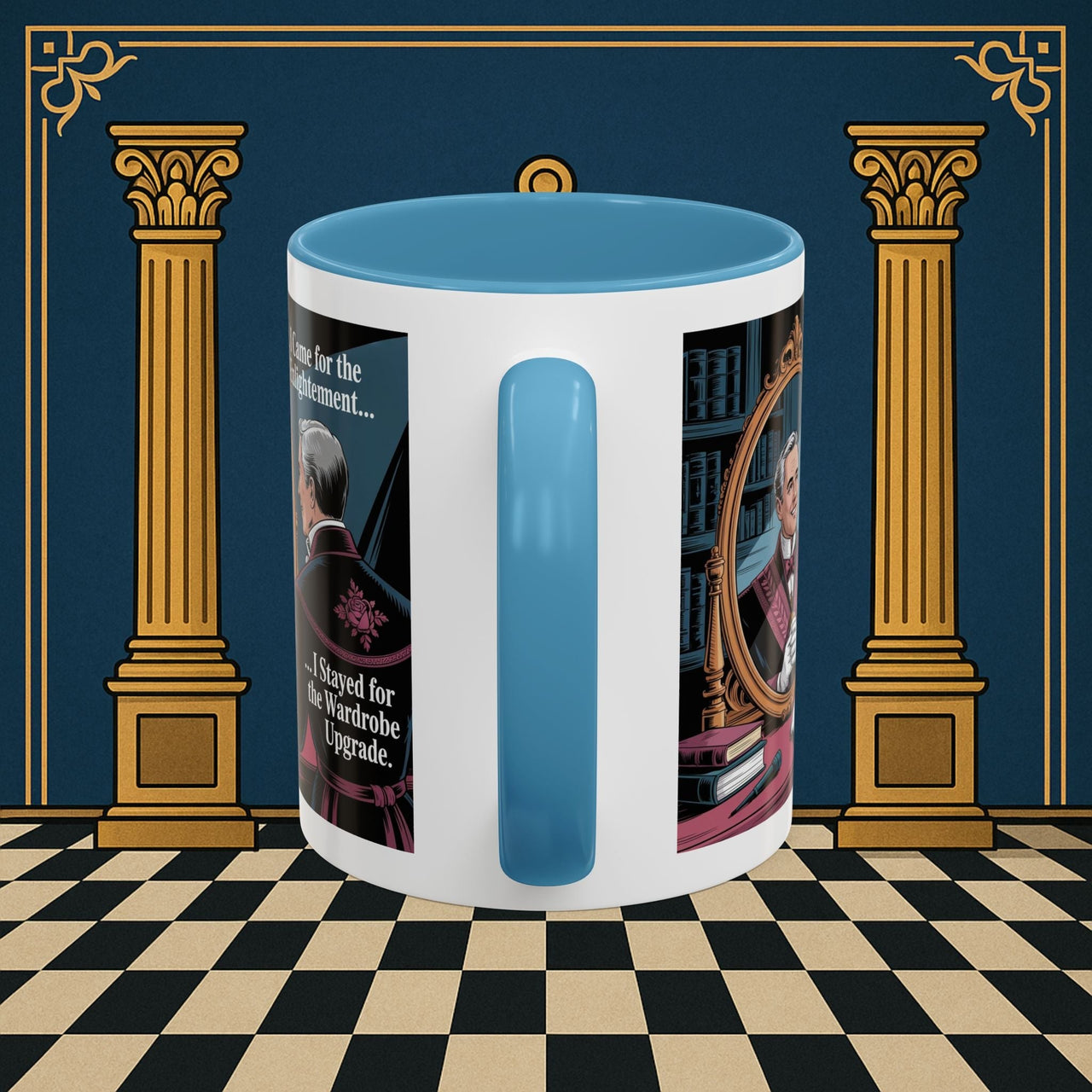Premium Ready to Go Freemason Design | Reflections of Self | Royal Arch - Masonic Mugs