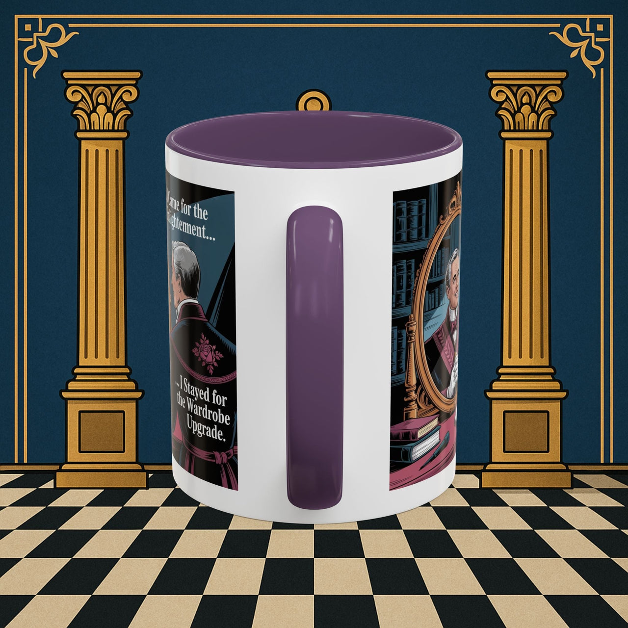 Premium Ready to Go Freemason Design | Reflections of Self | Royal Arch - Masonic Mugs