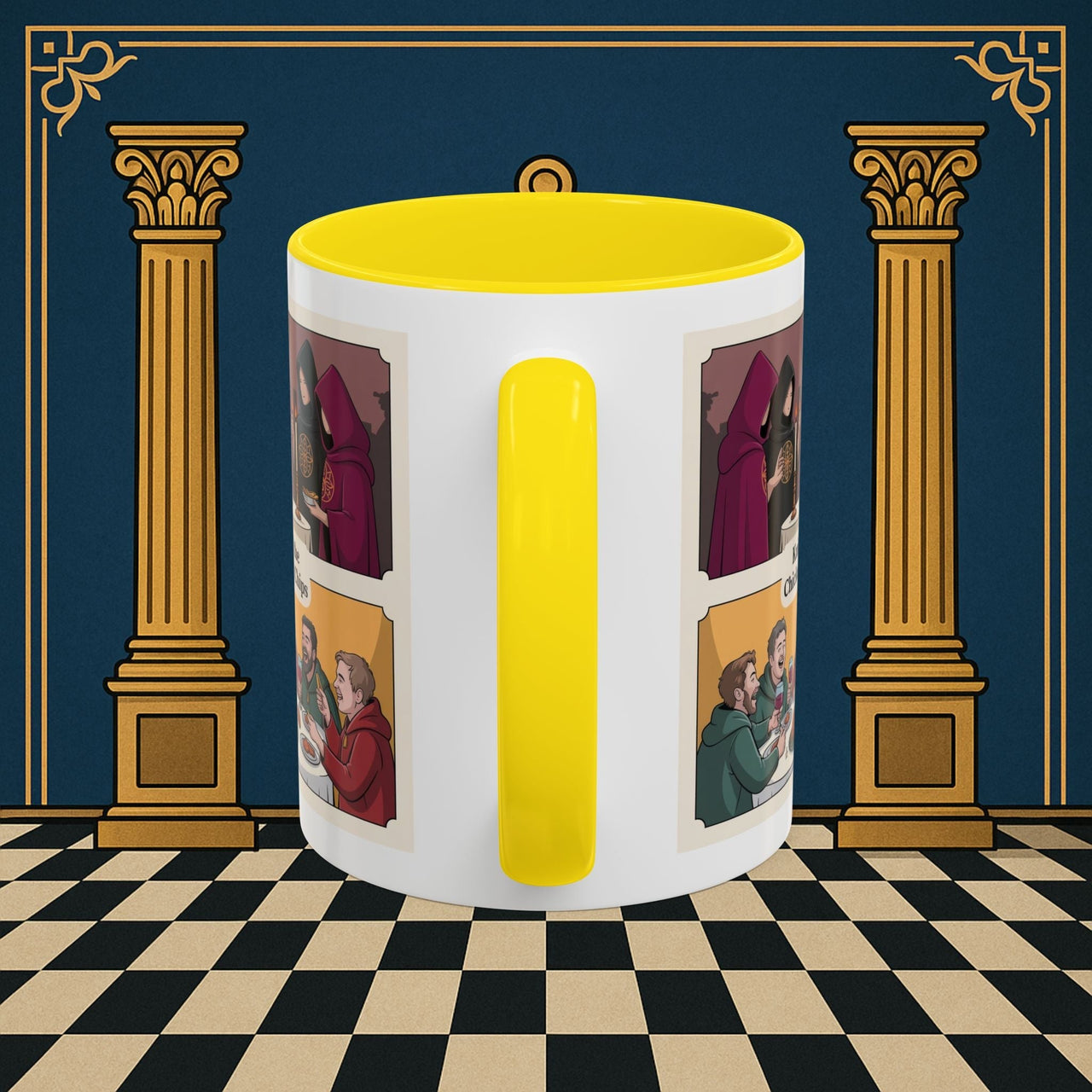 Premium Ready to Go Freemason Design | Secret Feast | Rose Croix - Masonic Mugs