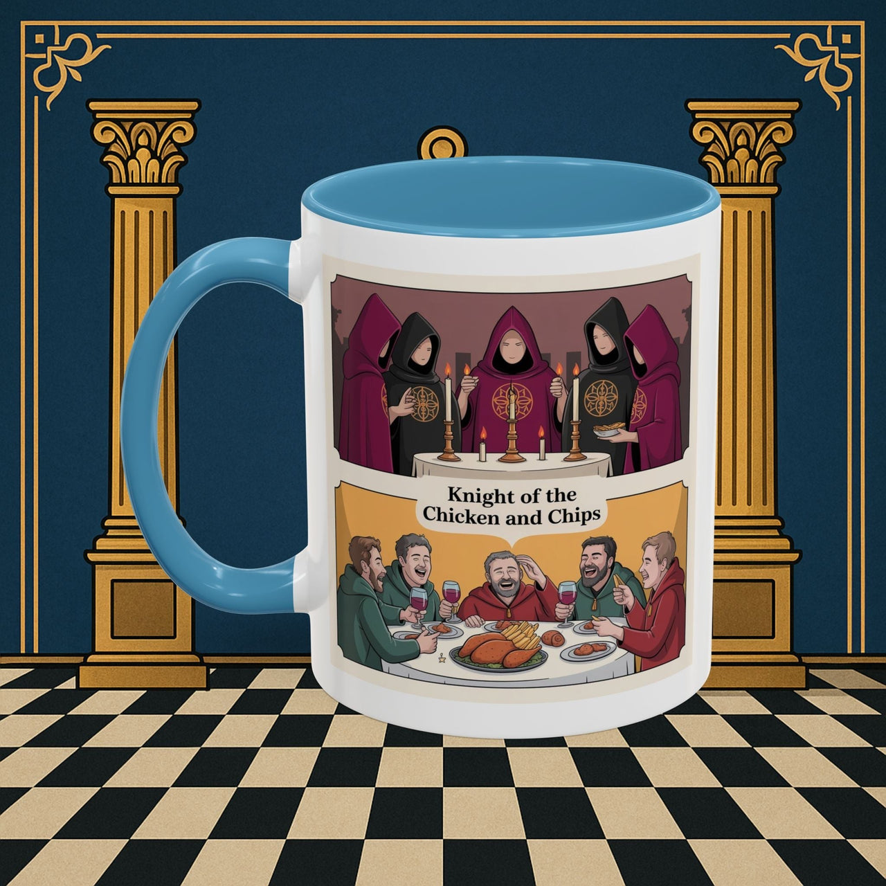 Premium Ready to Go Freemason Design | Secret Feast | Rose Croix - Masonic Mugs