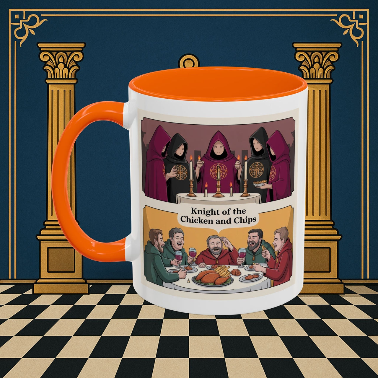 Premium Ready to Go Freemason Design | Secret Feast | Rose Croix - Masonic Mugs