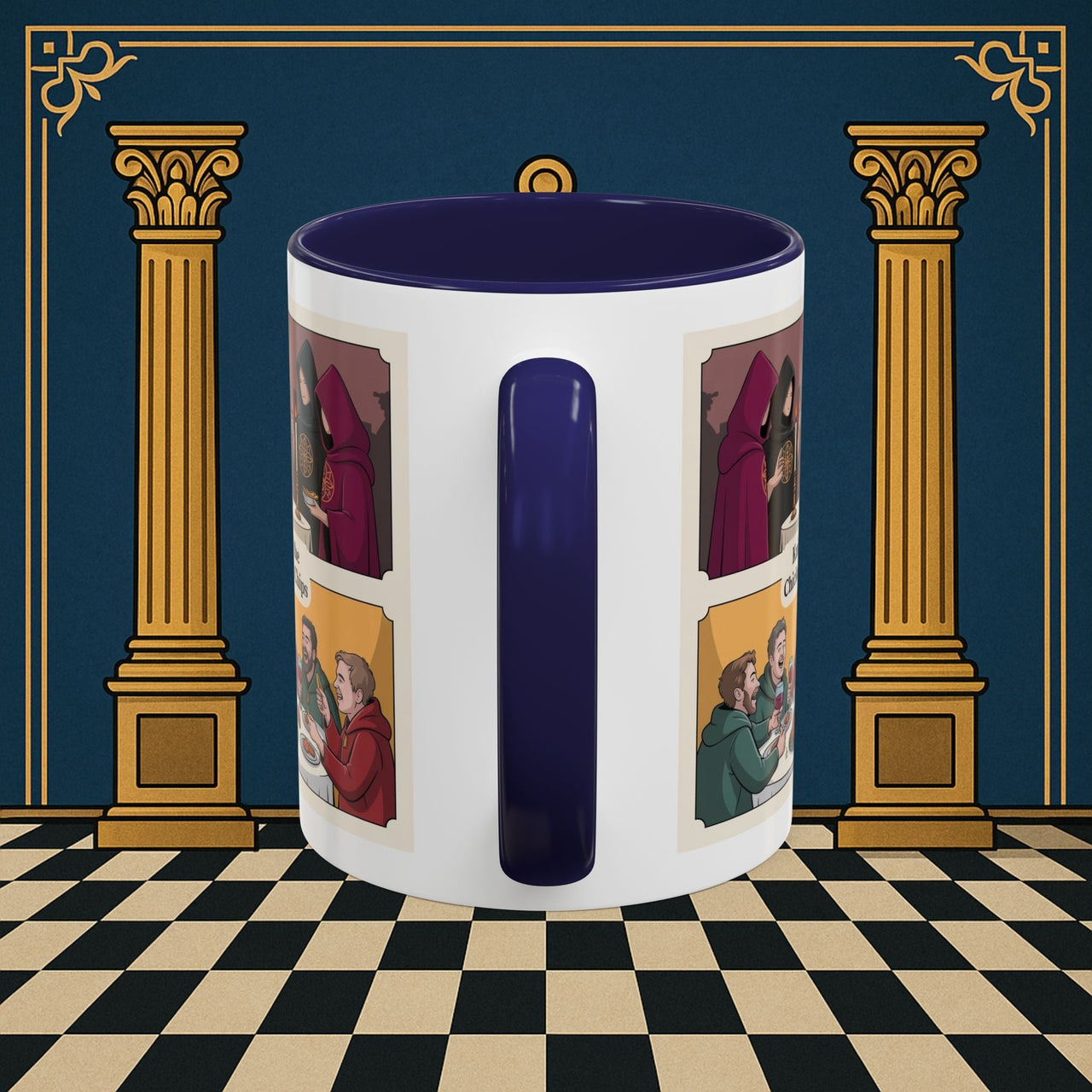 Premium Ready to Go Freemason Design | Secret Feast | Rose Croix - Masonic Mugs