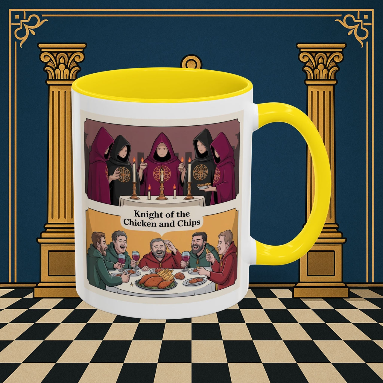 Premium Ready to Go Freemason Design | Secret Feast | Rose Croix - Masonic Mugs