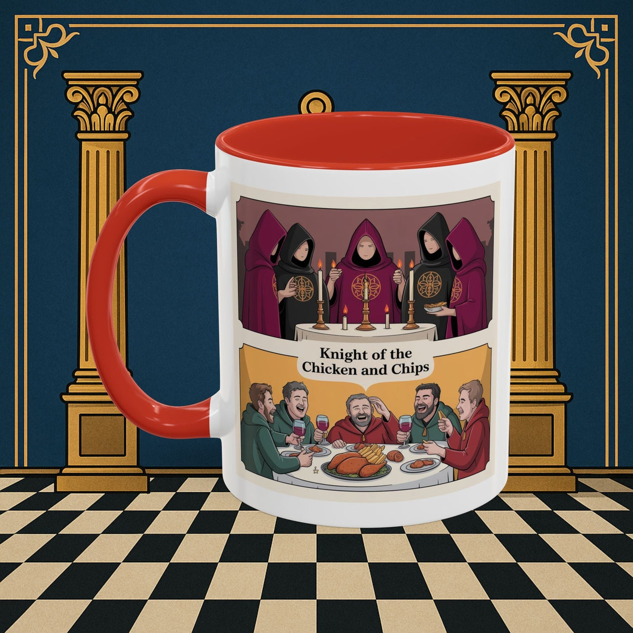 Premium Ready to Go Freemason Design | Secret Feast | Rose Croix - Masonic Mugs