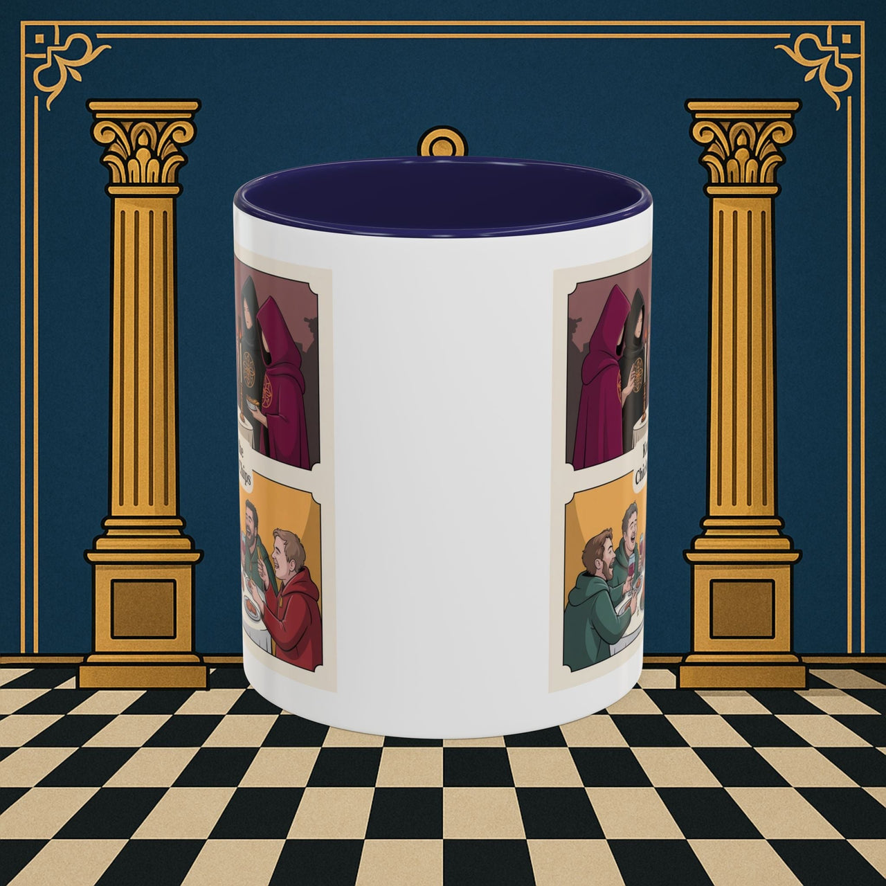 Premium Ready to Go Freemason Design | Secret Feast | Rose Croix - Masonic Mugs