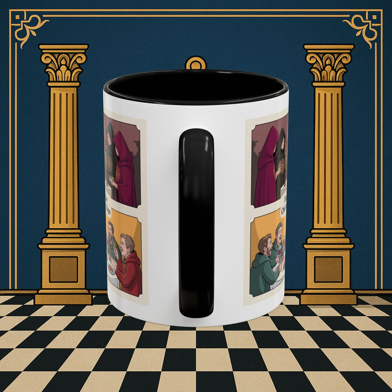 Premium Ready to Go Freemason Design | Secret Feast | Rose Croix - Masonic Mugs