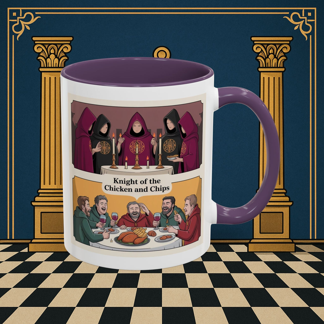 Premium Ready to Go Freemason Design | Secret Feast | Rose Croix - Masonic Mugs