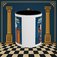 Premium Ready to Go Freemason Design | Sleepy Sentinel of the Lodge: Junior Deacon - Masonic Mugs