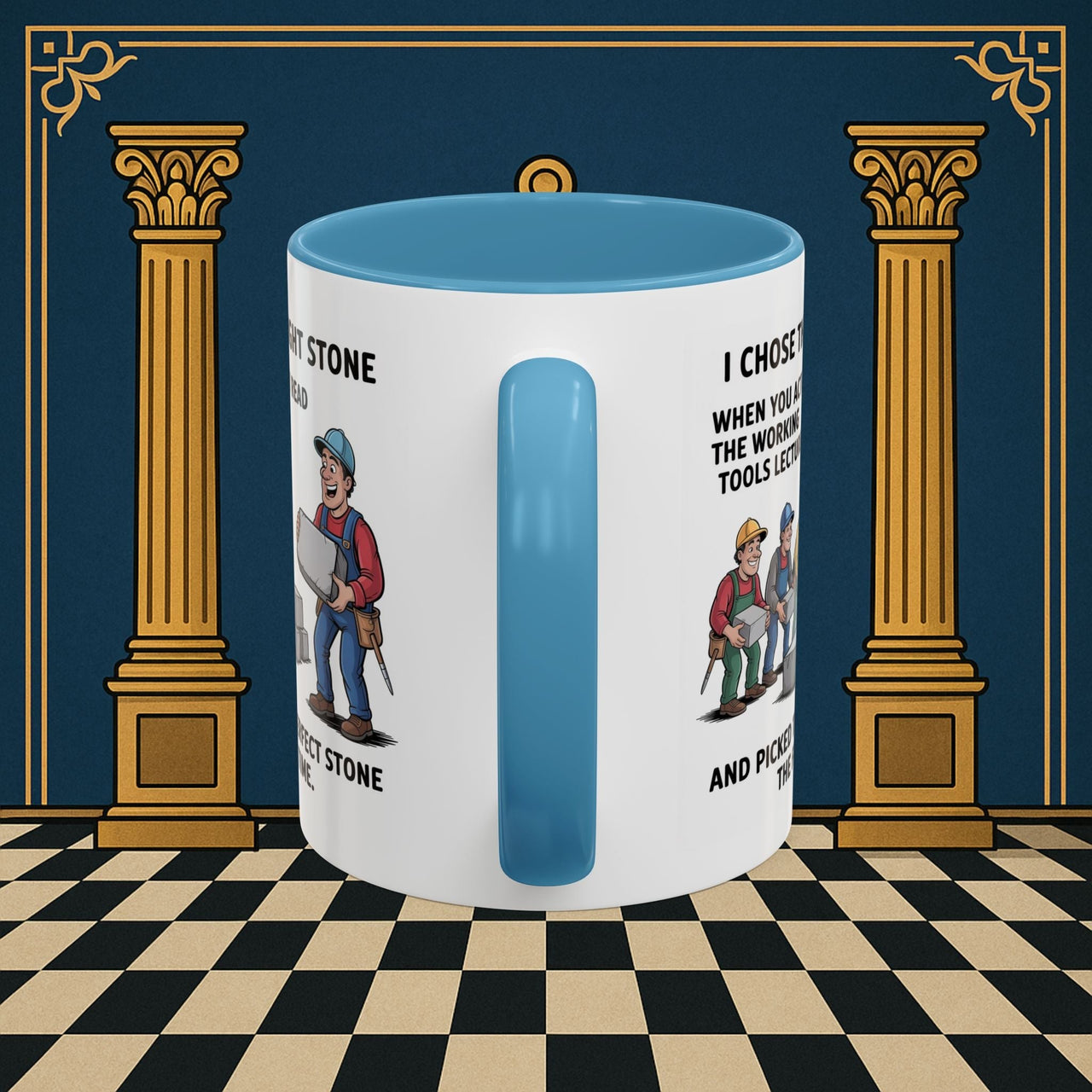 Premium Ready to Go Freemason Design | Stone Selection Strategy | Mark Masonry - Masonic Mugs
