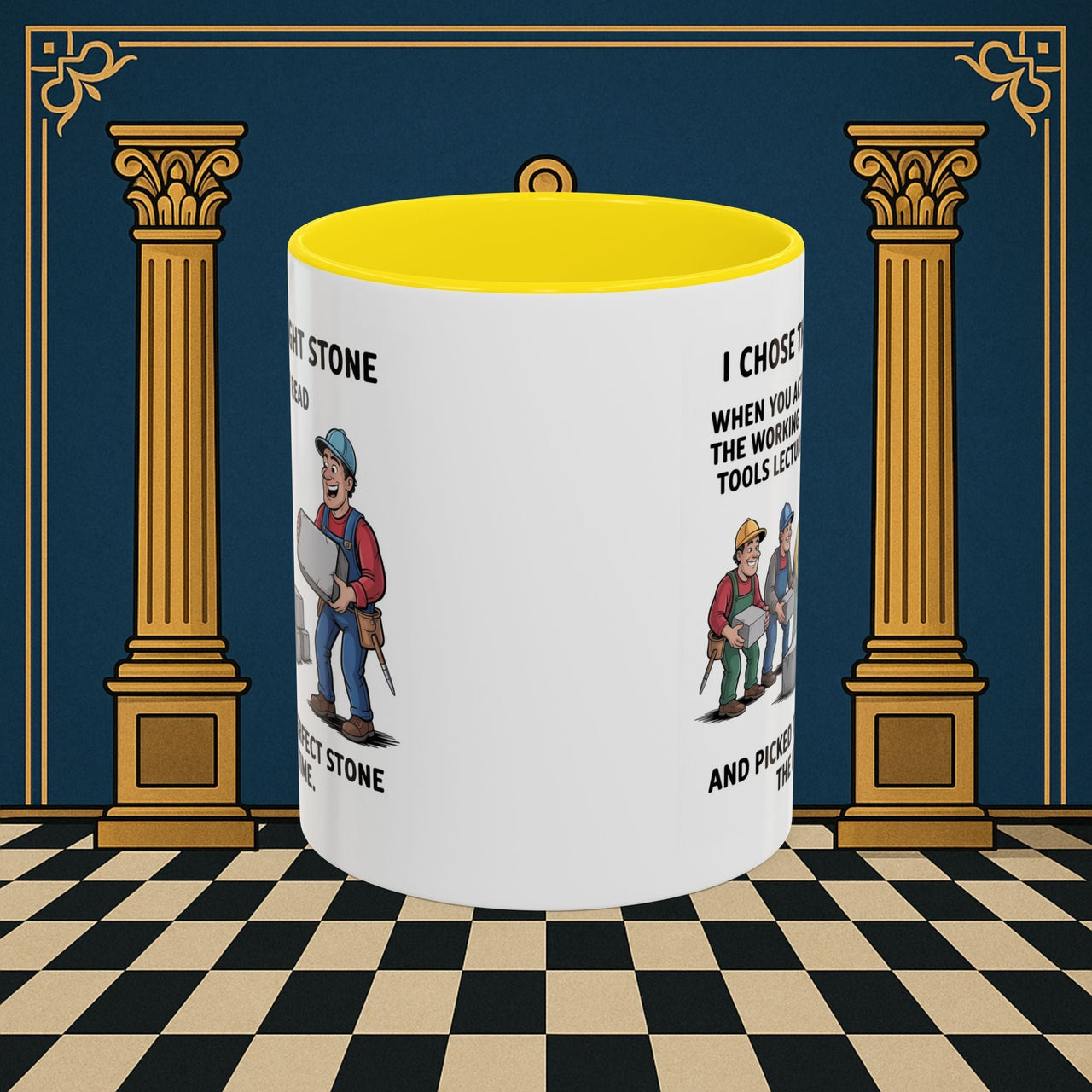 Premium Ready to Go Freemason Design | Stone Selection Strategy | Mark Masonry - Masonic Mugs
