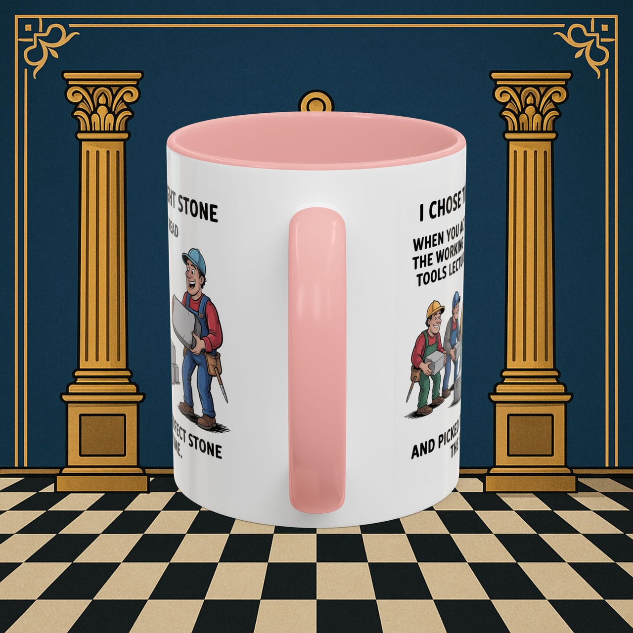 Premium Ready to Go Freemason Design | Stone Selection Strategy | Mark Masonry - Masonic Mugs