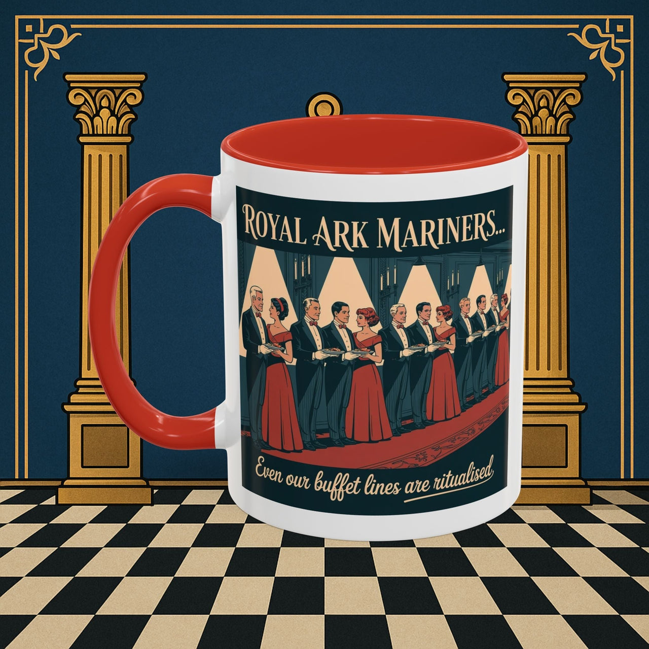 Premium Ready to Go Freemason Design | Synchronized Service | Royal Ark Mariners - Masonic Mugs