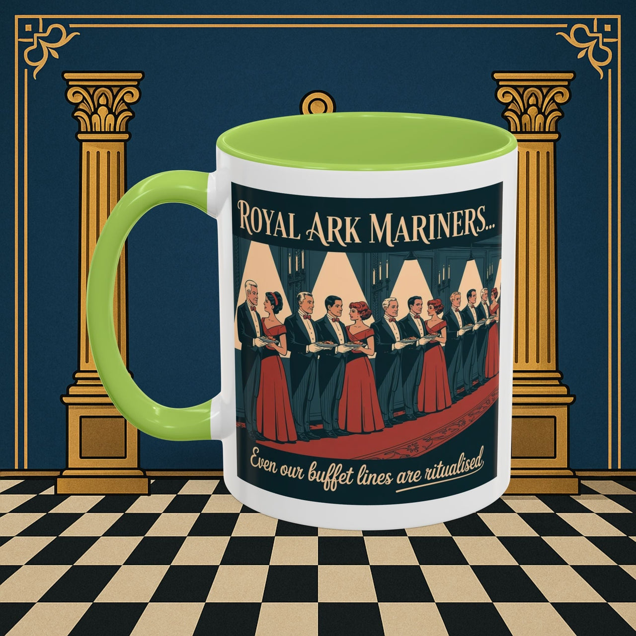 Premium Ready to Go Freemason Design | Synchronized Service | Royal Ark Mariners - Masonic Mugs