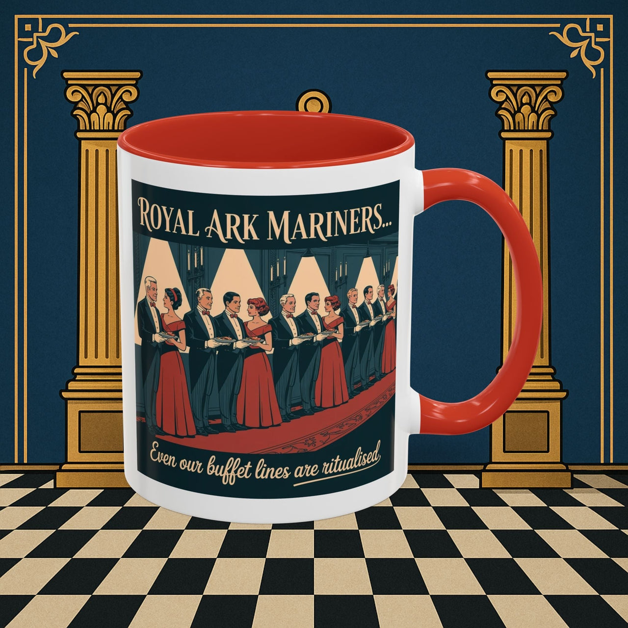 Premium Ready to Go Freemason Design | Synchronized Service | Royal Ark Mariners - Masonic Mugs