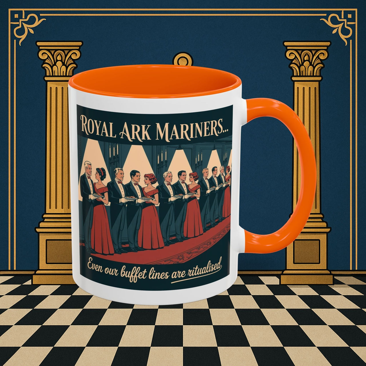 Premium Ready to Go Freemason Design | Synchronized Service | Royal Ark Mariners - Masonic Mugs