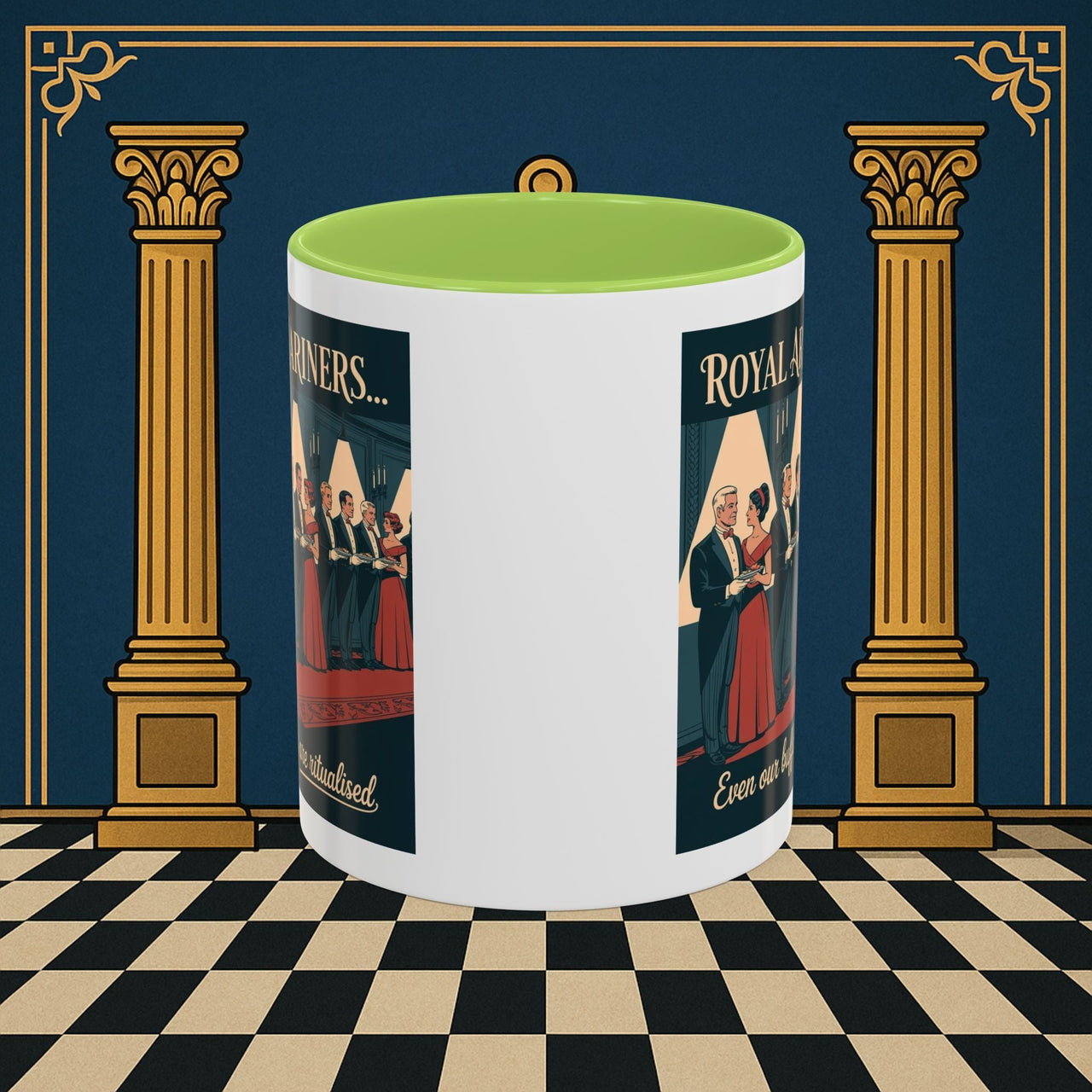 Premium Ready to Go Freemason Design | Synchronized Service | Royal Ark Mariners - Masonic Mugs