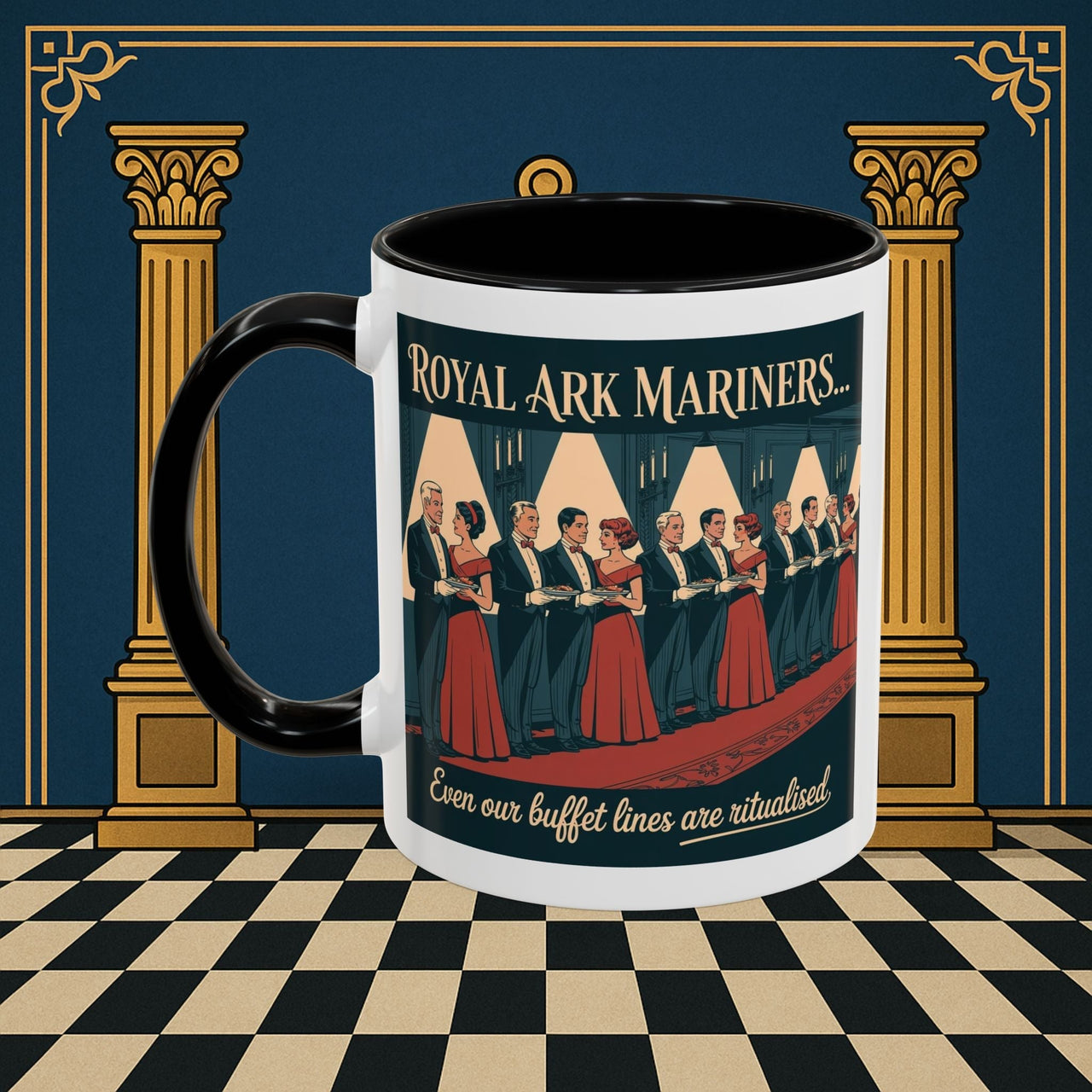 Premium Ready to Go Freemason Design | Synchronized Service | Royal Ark Mariners - Masonic Mugs