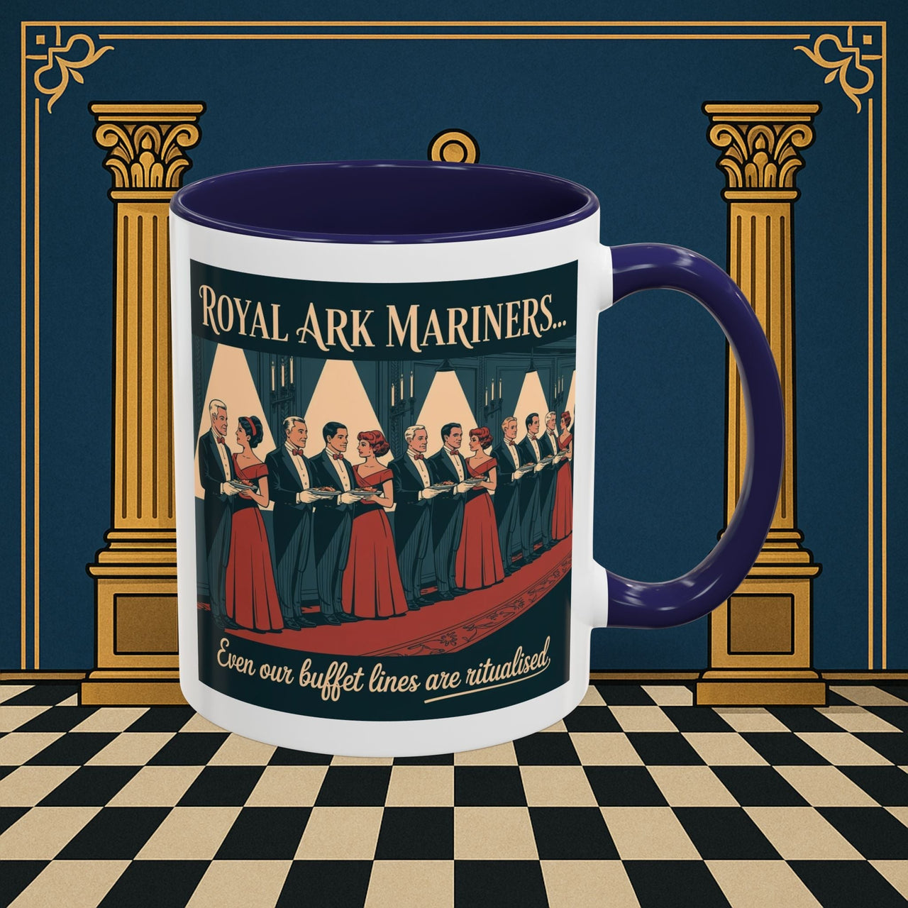 Premium Ready to Go Freemason Design | Synchronized Service | Royal Ark Mariners - Masonic Mugs