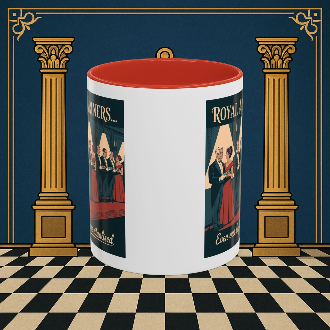 Premium Ready to Go Freemason Design | Synchronized Service | Royal Ark Mariners - Masonic Mugs