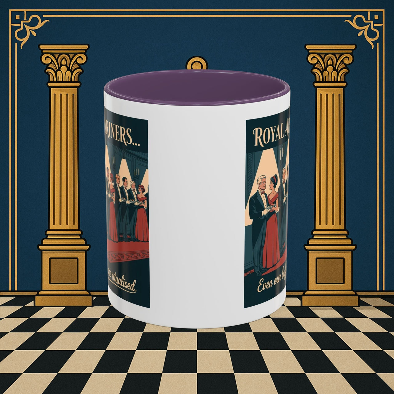 Premium Ready to Go Freemason Design | Synchronized Service | Royal Ark Mariners - Masonic Mugs