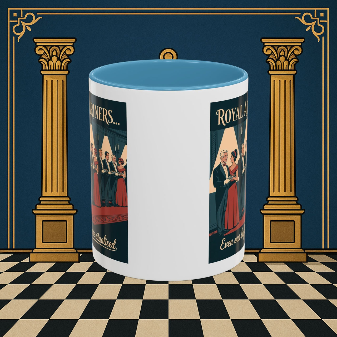 Premium Ready to Go Freemason Design | Synchronized Service | Royal Ark Mariners - Masonic Mugs