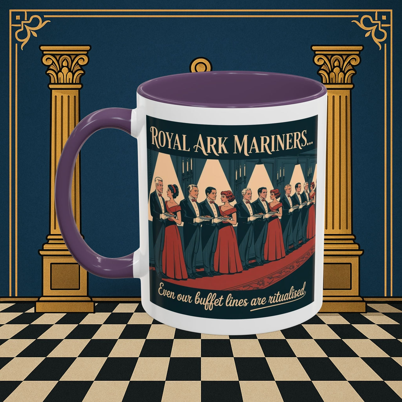 Premium Ready to Go Freemason Design | Synchronized Service | Royal Ark Mariners - Masonic Mugs