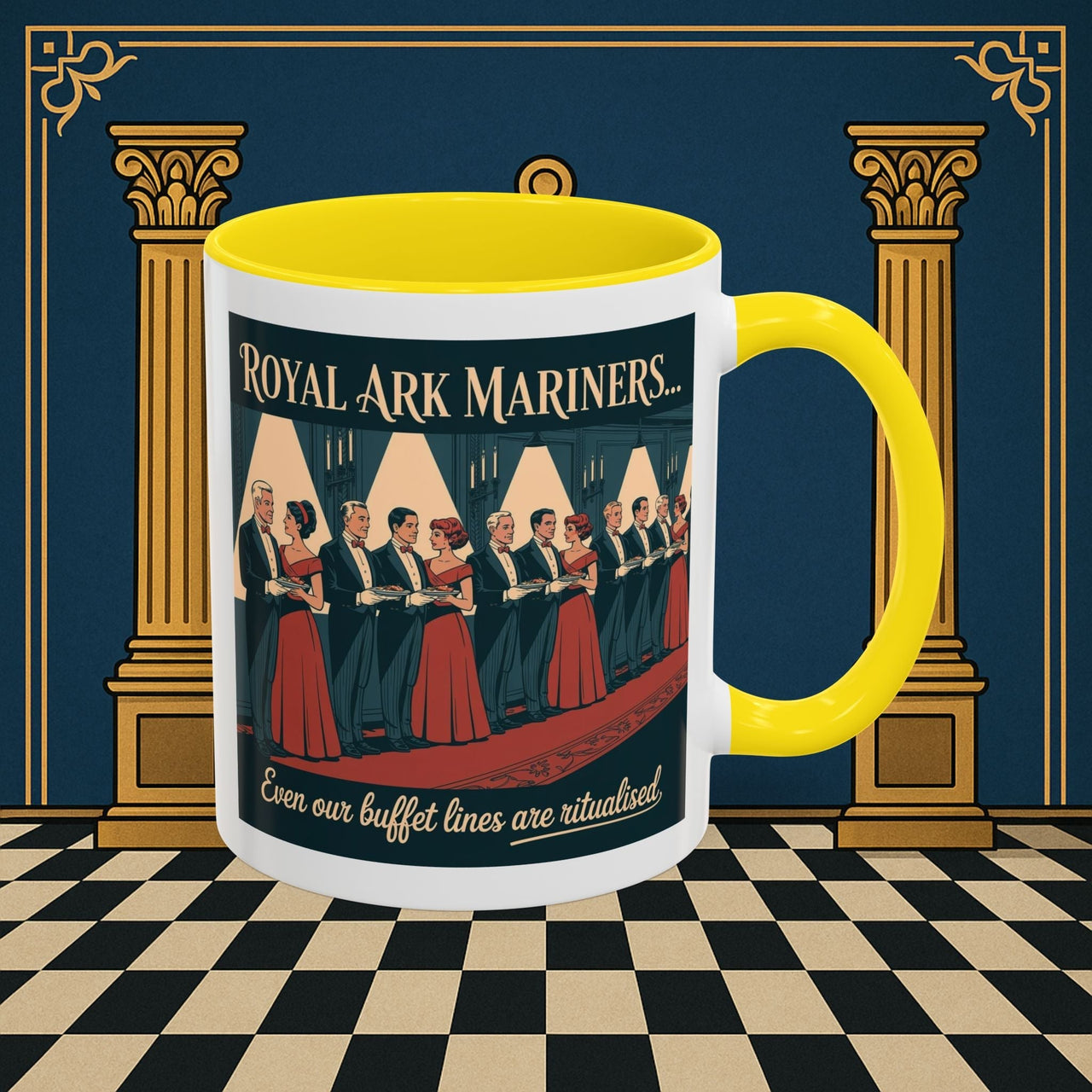 Premium Ready to Go Freemason Design | Synchronized Service | Royal Ark Mariners - Masonic Mugs