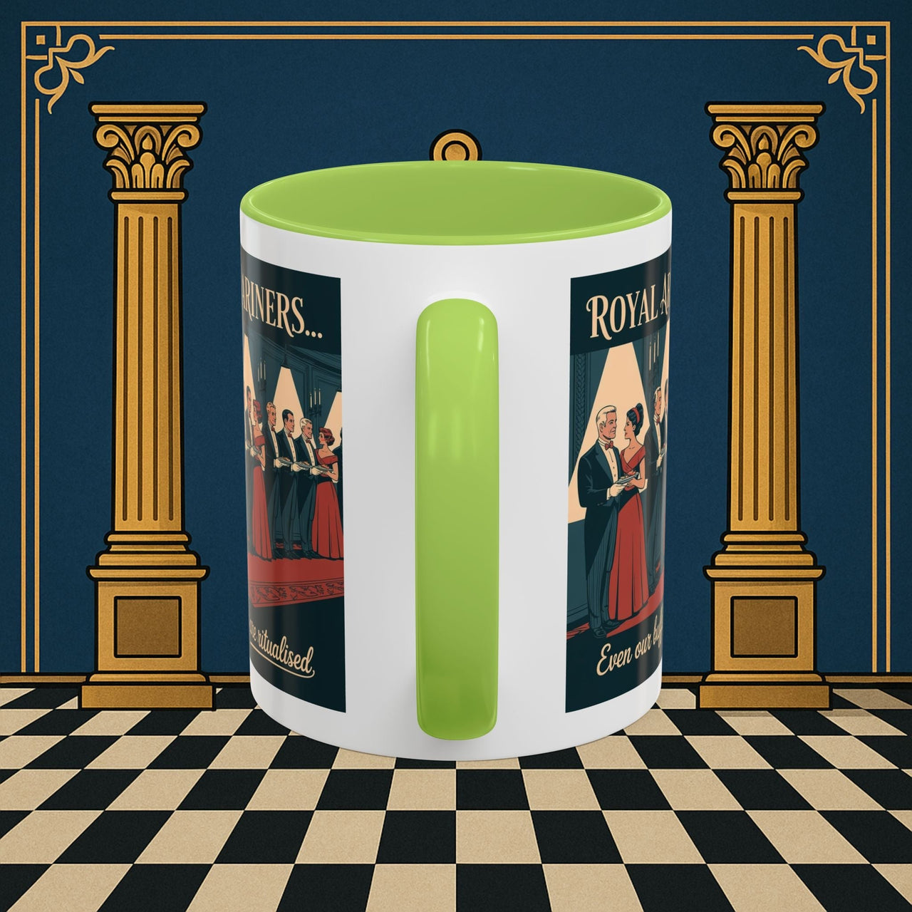 Premium Ready to Go Freemason Design | Synchronized Service | Royal Ark Mariners - Masonic Mugs