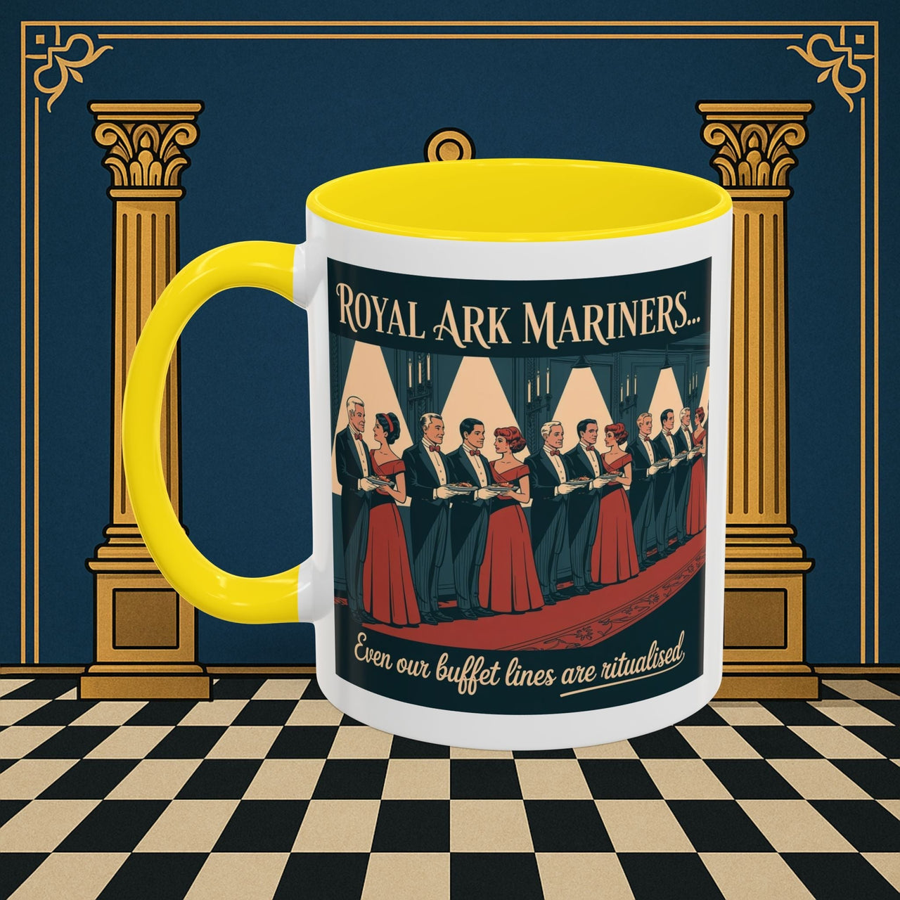 Premium Ready to Go Freemason Design | Synchronized Service | Royal Ark Mariners - Masonic Mugs