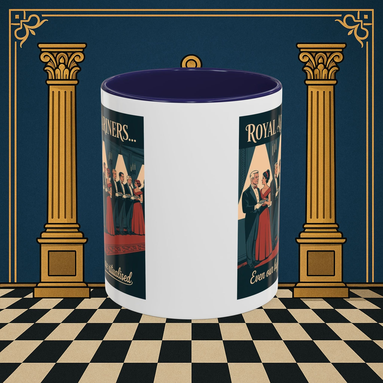 Premium Ready to Go Freemason Design | Synchronized Service | Royal Ark Mariners - Masonic Mugs