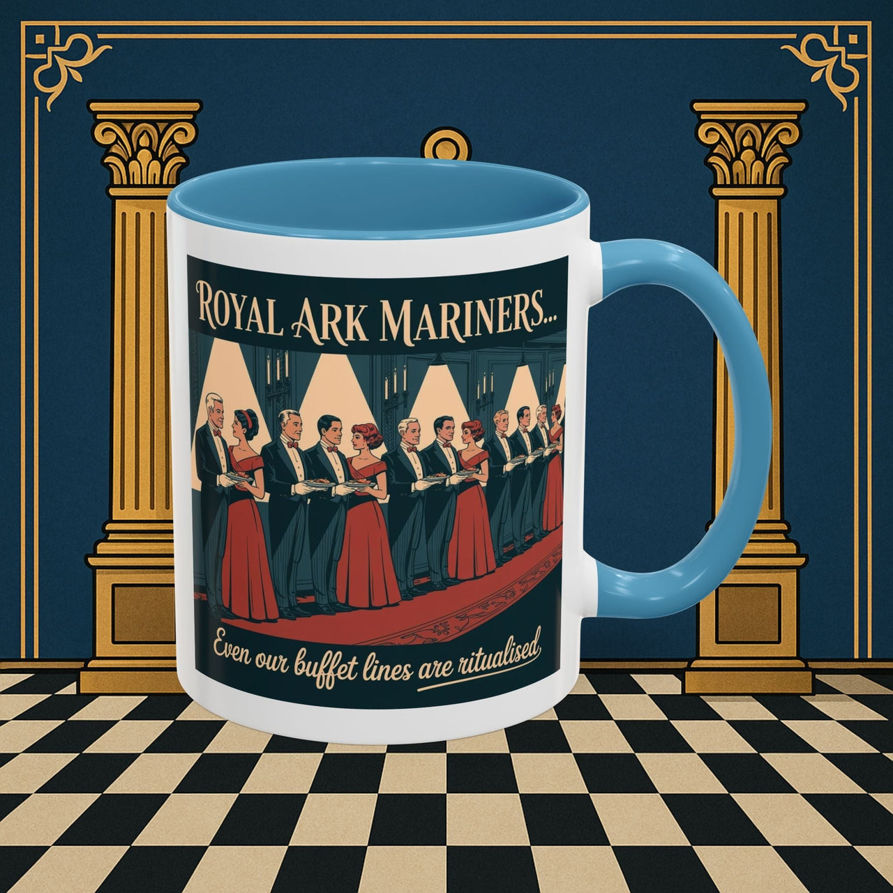 Premium Ready to Go Freemason Design | Synchronized Service | Royal Ark Mariners - Masonic Mugs