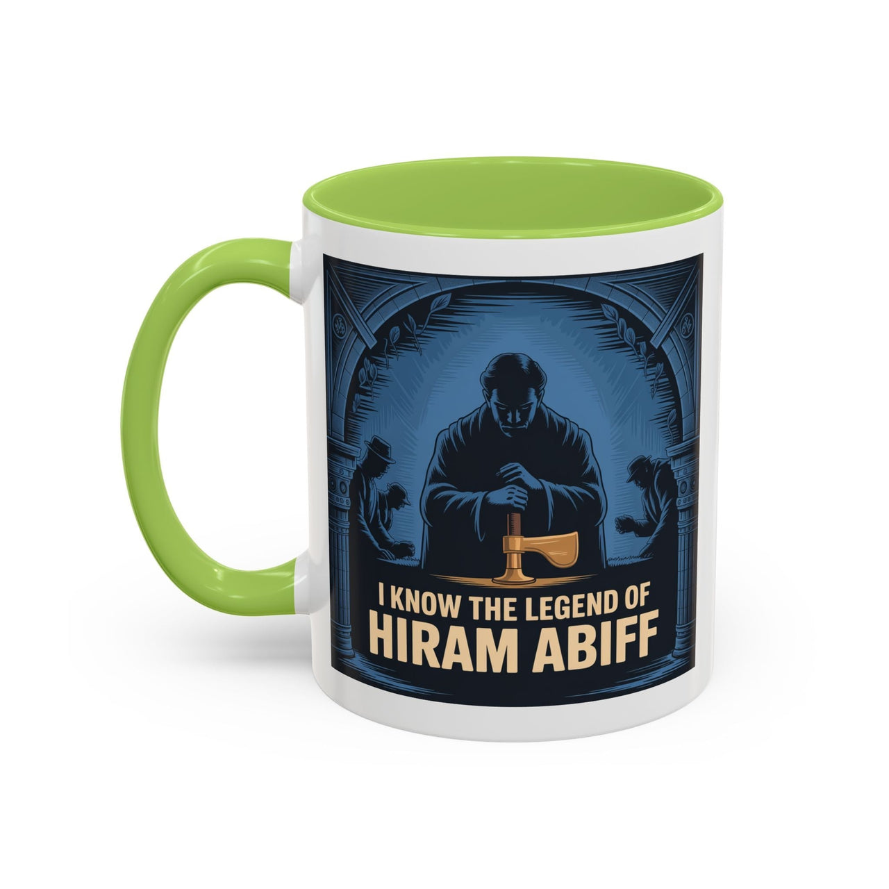 Premium Ready to Go Freemason Design | The Third Degree | Master Mason | I know the legend of Hiram Abiff - Masonic Mugs