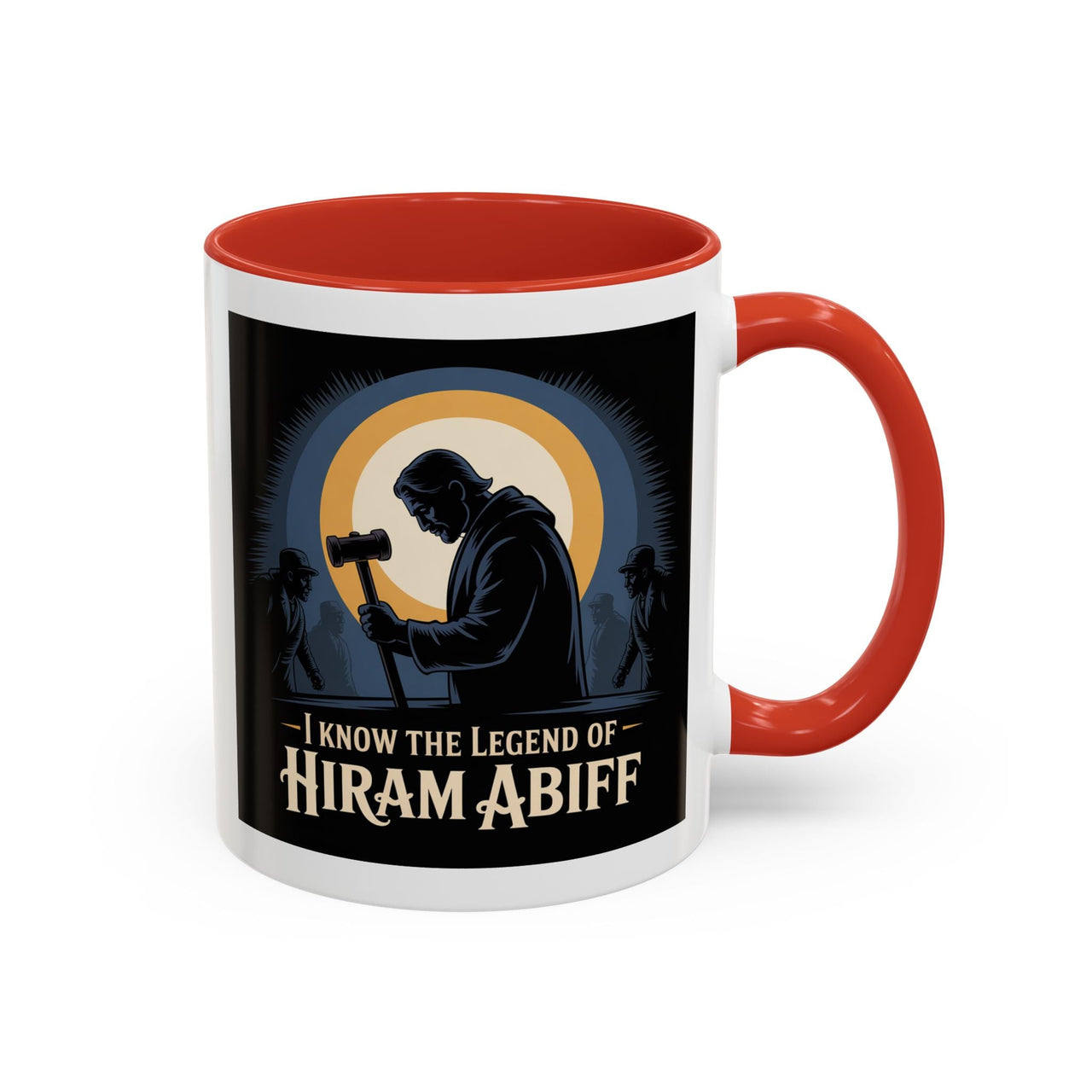 Premium Ready to Go Freemason Design | The Third Degree | Master Mason | I know the legend of Hiram Abiff | Ready to Go Design - Masonic Mugs
