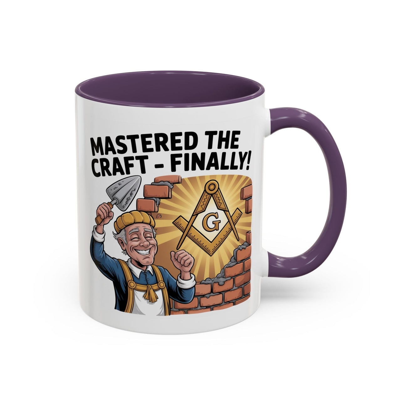 Premium Ready to Go Freemason Design | The Third Degree | Master Mason | Mastering the Craft - Masonic Mugs