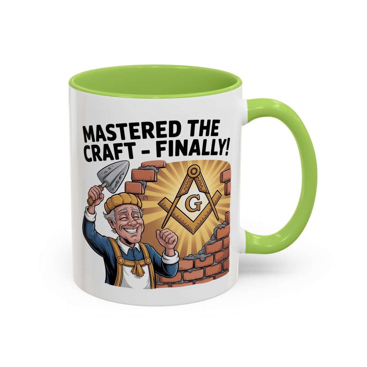 Premium Ready to Go Freemason Design | The Third Degree | Master Mason | Mastering the Craft - Masonic Mugs