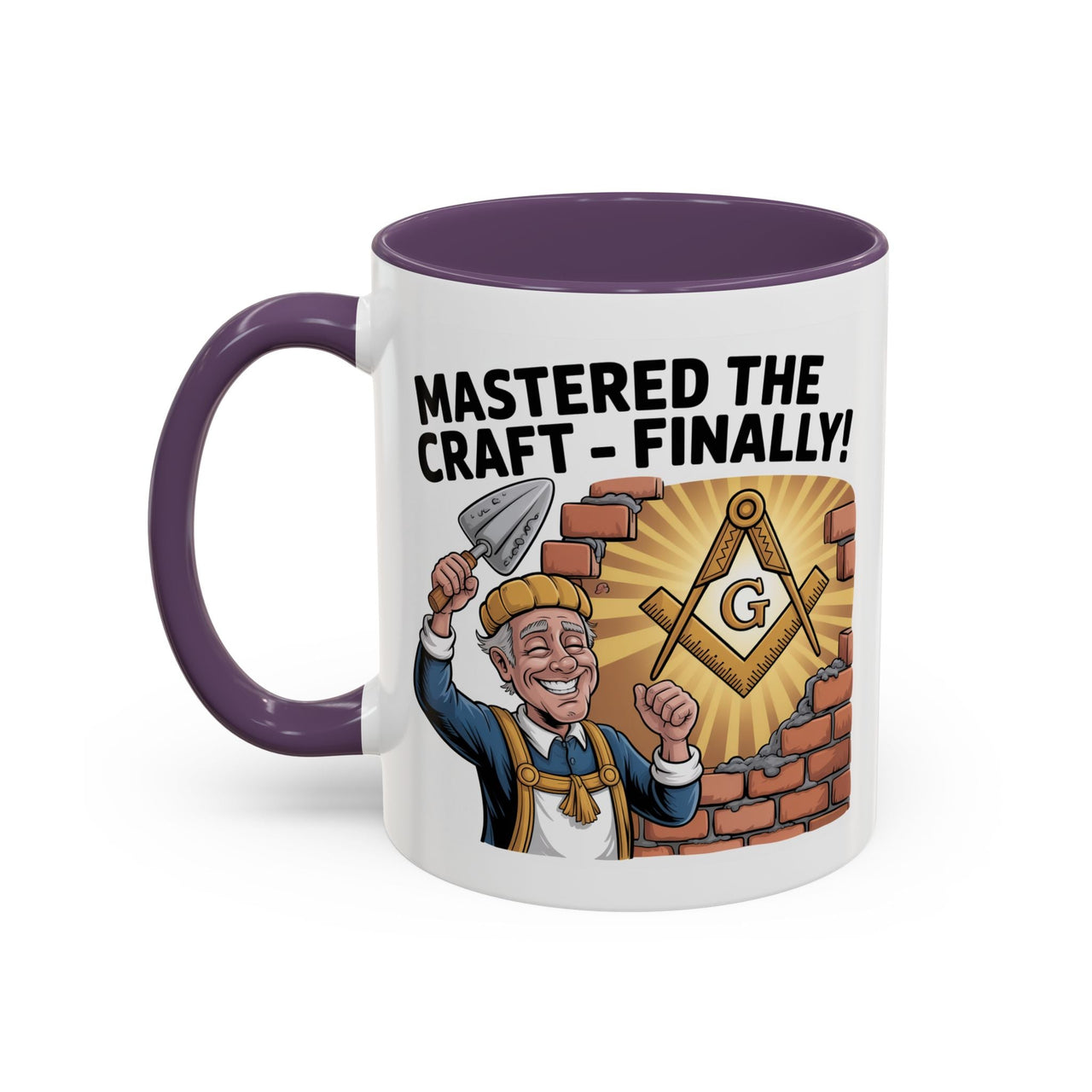 Premium Ready to Go Freemason Design | The Third Degree | Master Mason | Mastering the Craft - Masonic Mugs