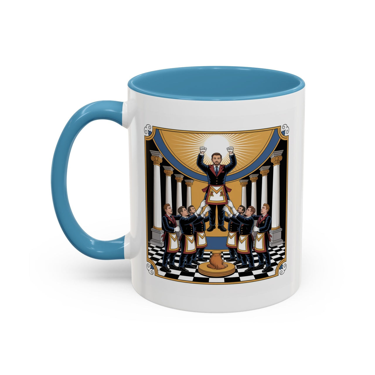 Premium Ready to Go Freemason Design | The Third Degree | Master Mason | Raised - Masonic Mugs