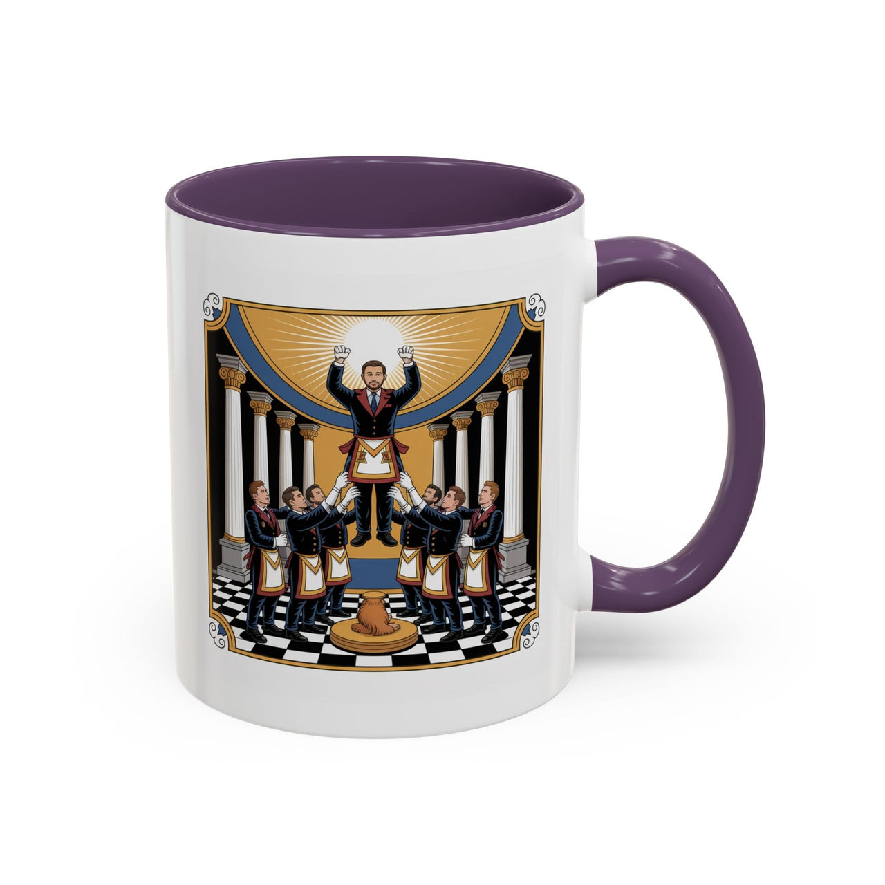 Premium Ready to Go Freemason Design | The Third Degree | Master Mason | Raised - Masonic Mugs