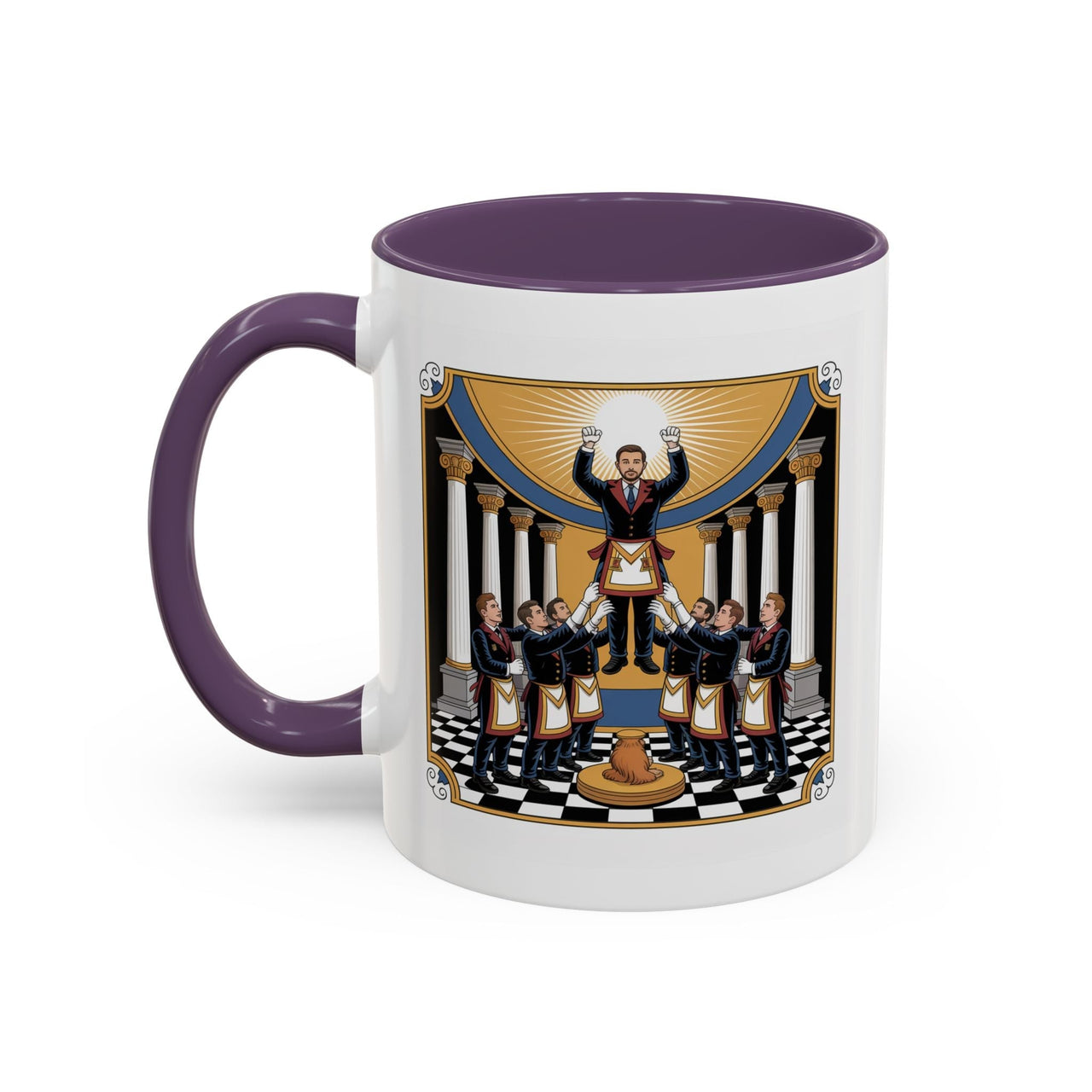 Premium Ready to Go Freemason Design | The Third Degree | Master Mason | Raised - Masonic Mugs