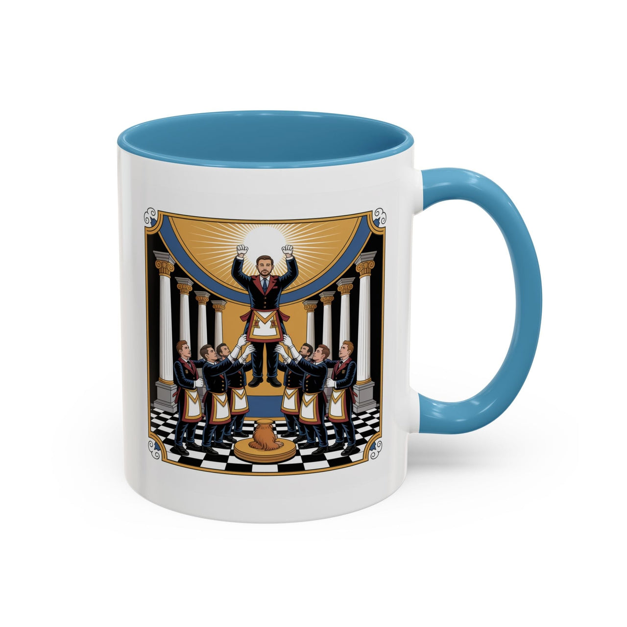 Premium Ready to Go Freemason Design | The Third Degree | Master Mason | Raised - Masonic Mugs