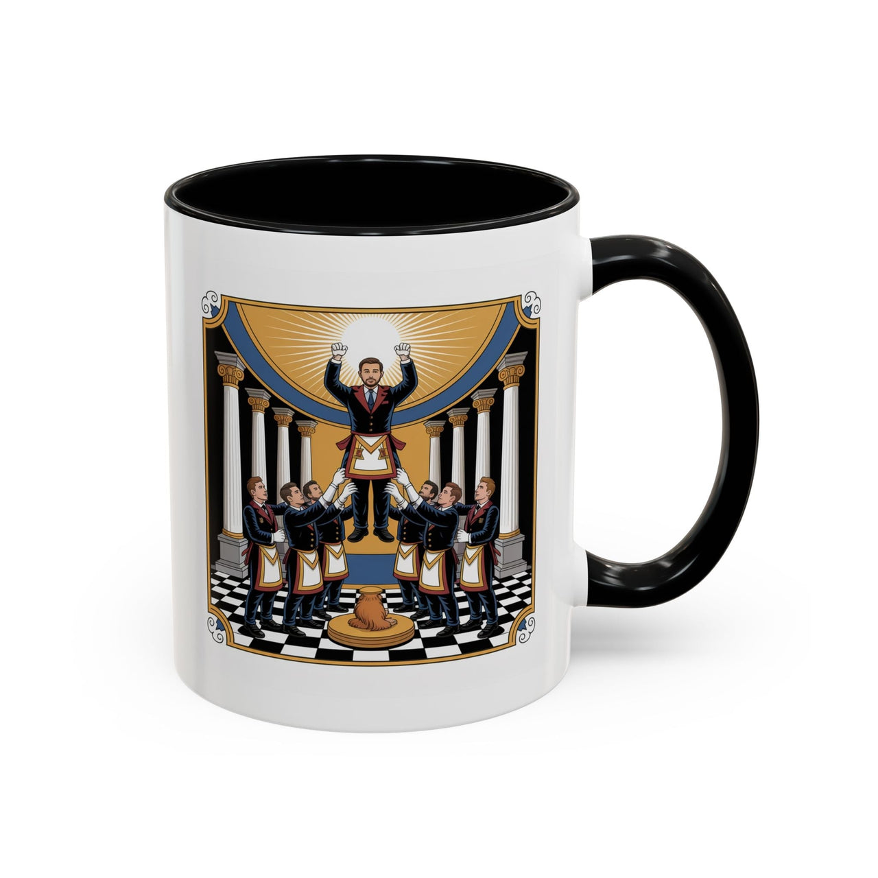 Premium Ready to Go Freemason Design | The Third Degree | Master Mason | Raised - Masonic Mugs