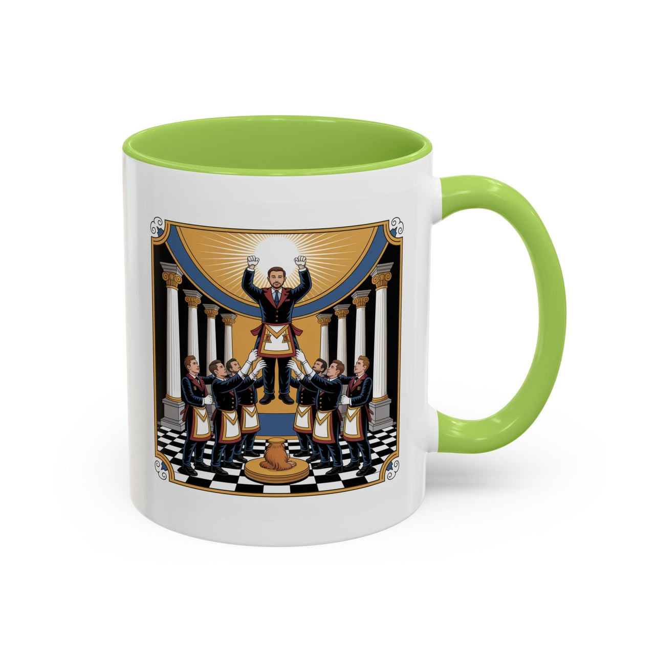 Premium Ready to Go Freemason Design | The Third Degree | Master Mason | Raised - Masonic Mugs