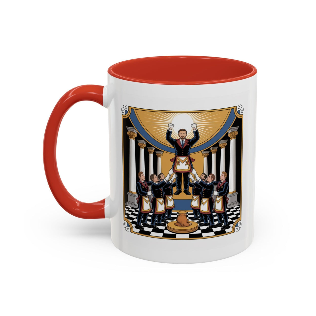 Premium Ready to Go Freemason Design | The Third Degree | Master Mason | Raised - Masonic Mugs