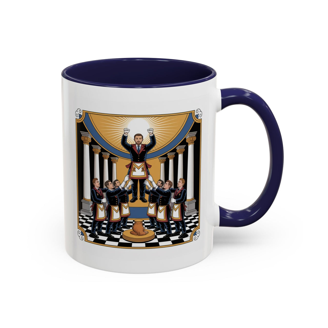 Premium Ready to Go Freemason Design | The Third Degree | Master Mason | Raised - Masonic Mugs