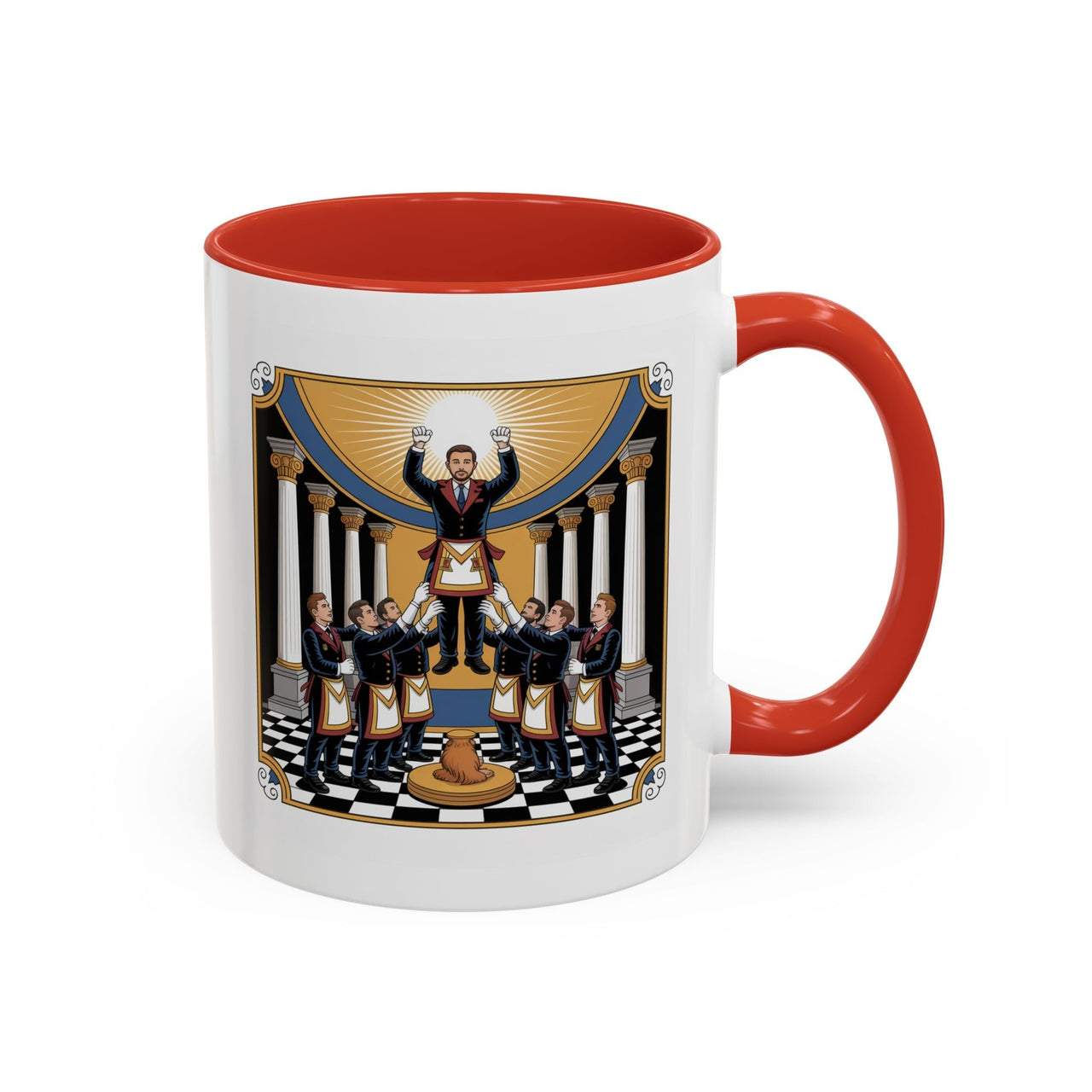 Premium Ready to Go Freemason Design | The Third Degree | Master Mason | Raised - Masonic Mugs