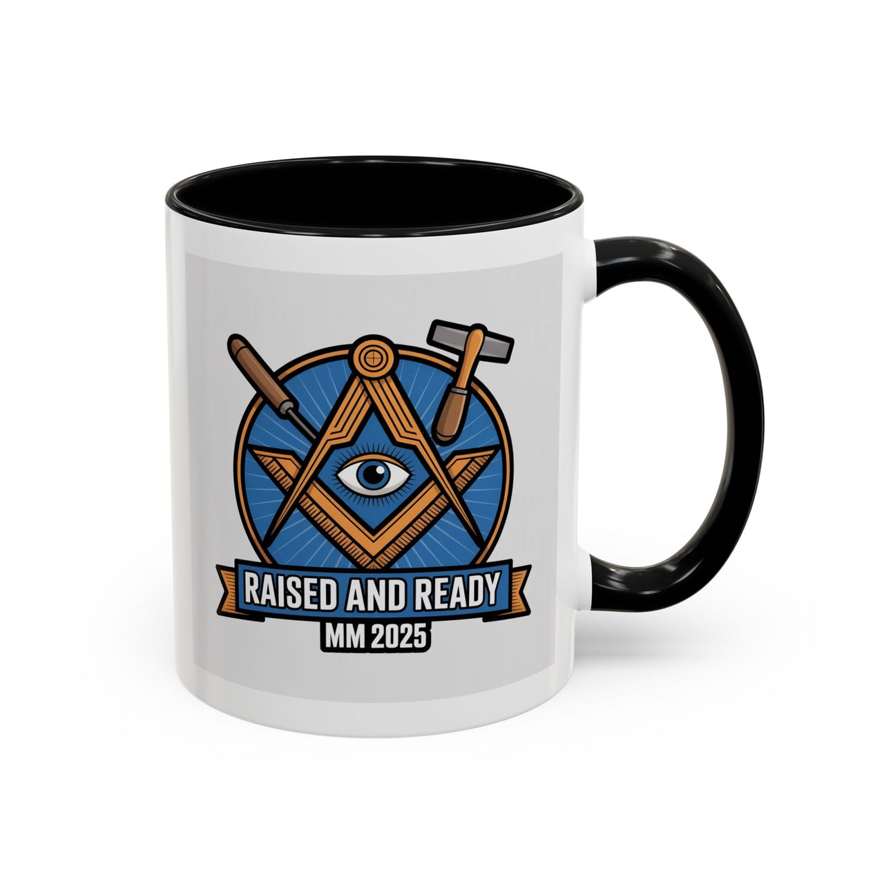Premium Ready to Go Freemason Design | The Third Degree | Master Mason | Raised and Ready 2025 - Masonic Mugs