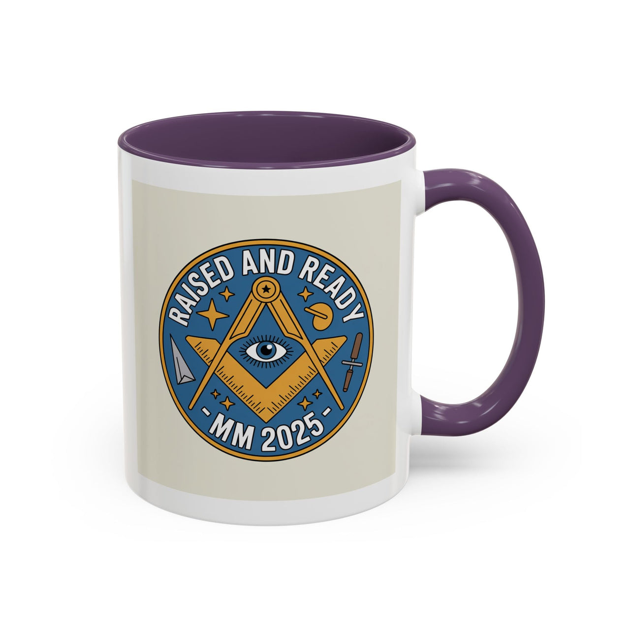 Premium Ready to Go Freemason Design | The Third Degree | Master Mason | Raised and Ready 2025 - Masonic Mugs