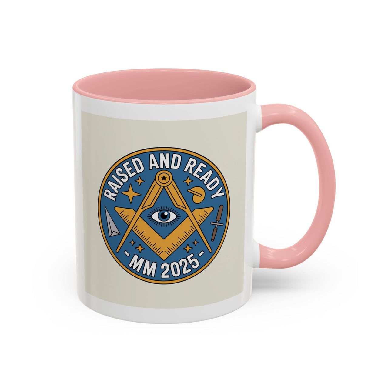 Premium Ready to Go Freemason Design | The Third Degree | Master Mason | Raised and Ready 2025 - Masonic Mugs
