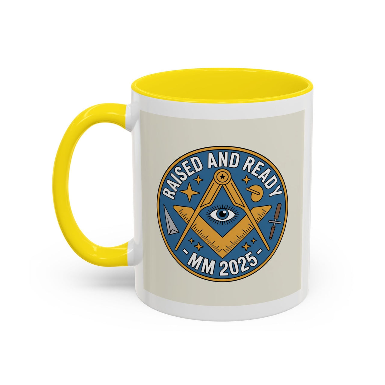 Premium Ready to Go Freemason Design | The Third Degree | Master Mason | Raised and Ready 2025 - Masonic Mugs